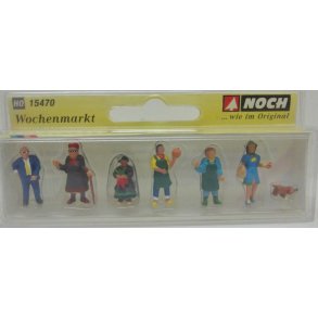 Noch HO 15470 figur st Ugentlige Market