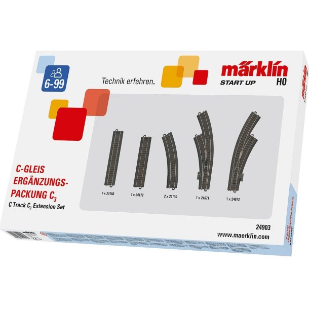 Mrklin 24903 C Skinne supplerende pakke C3