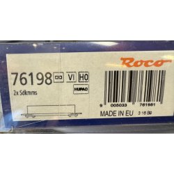Roco HO 76198 HUPAC lommevogns�t type Sdkmms, lastet med en trailer eller to swap-bodyer fra Hupac.