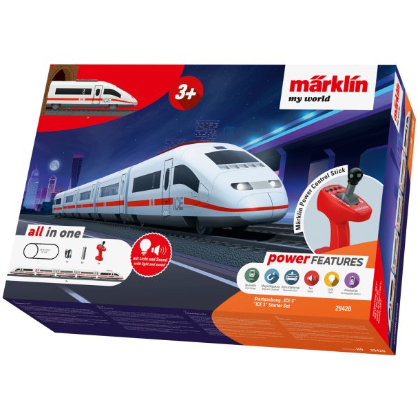 M�rklin 29420 my world "ICE 3" starts�t til b�rn p� 3 �r og derover. p� lager d.1.11.2026