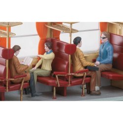 Mrklin 56409 spor 1 figurst 10 forskellige siddende rejsende. Lavet af metal.