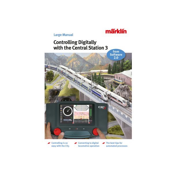 Mrklin 03093 Bog Model Railway Guide "Digital Kontrol med Mrklin Central Station 3" P engelsk