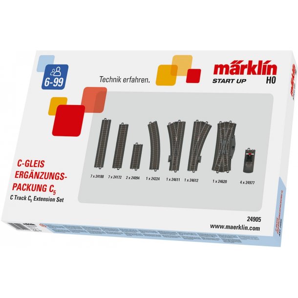 Mrklin 24905 C Skinne supplerende pakke C5