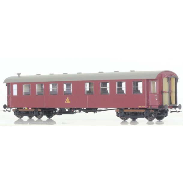 Dekas HO 876124 DSB personvogn CO 2652 med Kuck-Kuck ventiler, ca 1955-65