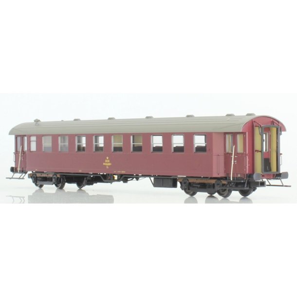 Dekas HO 876146 DSB personvogn CL 50 86 29-25 507-8, gr�t tag, moderniseret toiletvindue, ca 1967-80. Nyhed 2023