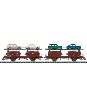 Mrklin 46139 DB autotransport type Laaes 541 Lastet med 8 forskellige modeller af VW. Nyhed 2022/23