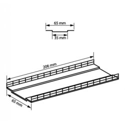 Auhagen HO 48596 Brofag med gel�nder