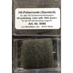 Lux modelbahn HO 9046 Polerings hjul�med 1500 grus (standard), for alle H0 jernbane og slibevogne