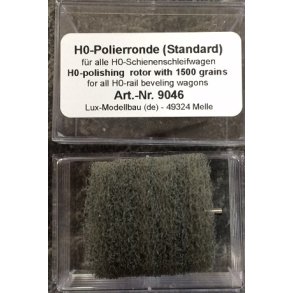 Lux modelbahn HO 9046 Polerings hjul�med 1500 grus (standard), for alle H0 jernbane og slibevogne
