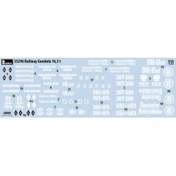 MiniArt 35296 JERNBANEGONDOLVOGN 16,5-18t bygges�t skala 1:35