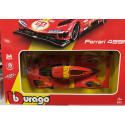 Burago 18-26583 Ferrari 499p saml selv die cast. Skala 1:24