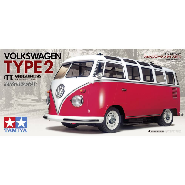 Tamiya 58668 Volkswagen Type 2 T1 RC byggest skala 1:10