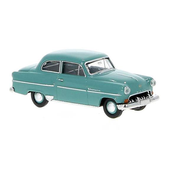 Brekina HO 20240 Opel Olympia pastel turkis rgang 1954. Nyhed 2025
