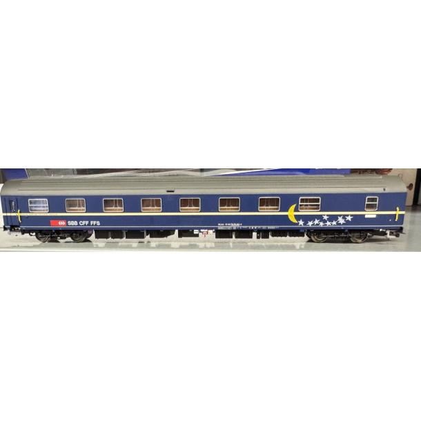 Roco HO 64763 SBB sovevogn Typ T2S med indbygget Viessmannlys
