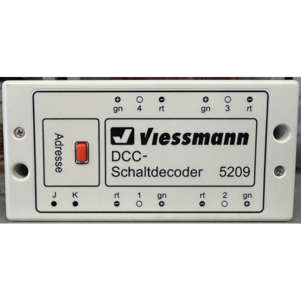 Viessmann 5209 digital DCC sporskifte dekoder