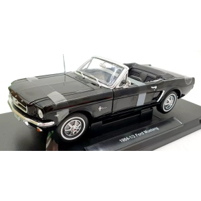 Welly 12519 Ford Mustang Coupe Black rgang 1964 skala 1:18