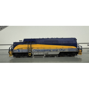Life Like 1847 spor N USA diesellok EMD BL2 Chesapeake and Ohio Litra 1847 til analog drift