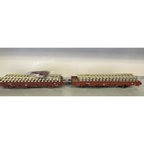 Roco HO 51333 NS 2 stavvogne lastet med skinner 