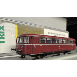 Minitrix 15855 spor N DB skinnebus mellemvogn type 798 med ind Led belysning