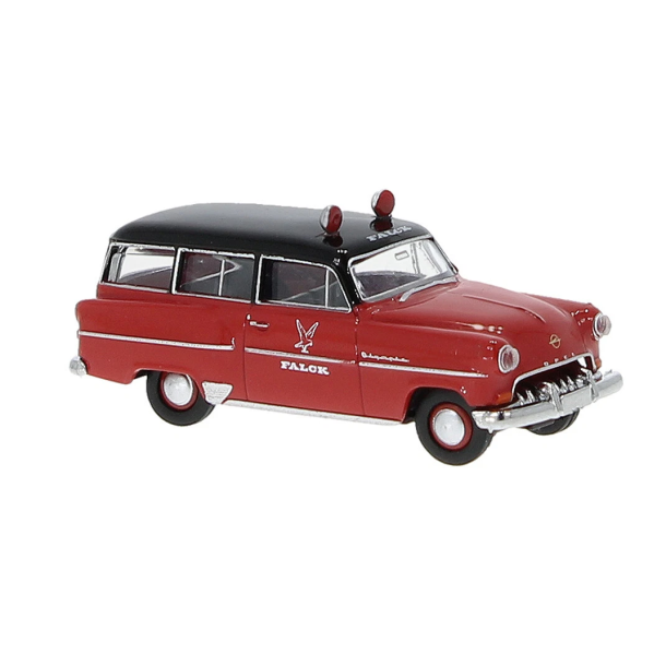 Brekina HO 20244 Opel Olympia stationcar falck rgang 1954. Nyhed 2025 