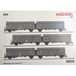 MHI model. M�rklin 48850 DB godsvogns�t med 6 vogne 
