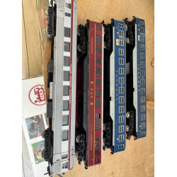 Lot 4 Fleischmann og lima HO 4 Brugte personvogne i pn stand. Slges uden garanti 