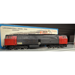 Electrotren HO 2070 DSB diesellok MZ 1437 ombygget til jvnstrm. Stand se billeder