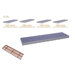 Hobbytrade HO 87504 Laserskret DSB perron uden overdkning byggest