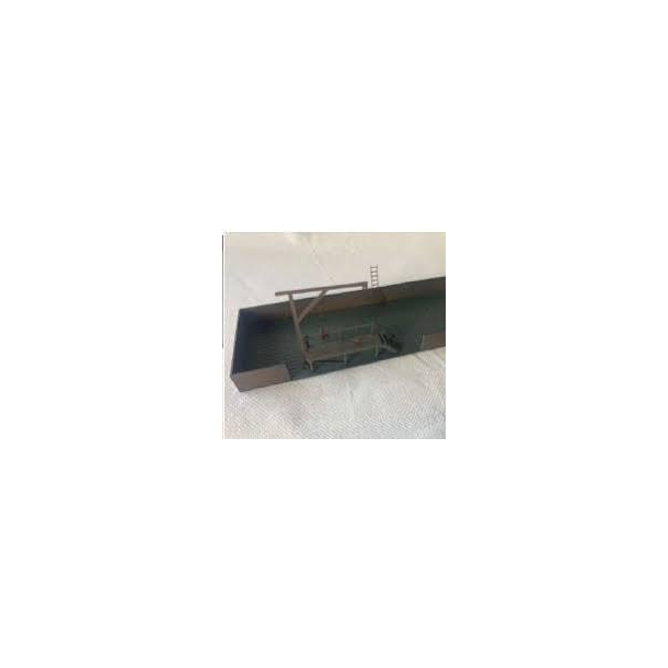 Hobbytrade HO 87265 Laserskret Kulgrd med kran og askekasse samt stiger og skovle