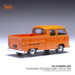  IXO clc598n.22 Volkswagen T2 DoKa rgang 1972 skala 1:43