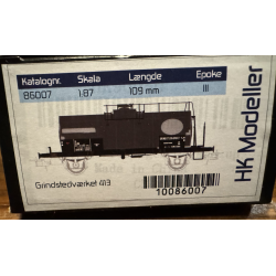 Jeco HK modeller HO 86007 DSB tankvogn Grindsted v�rket  413