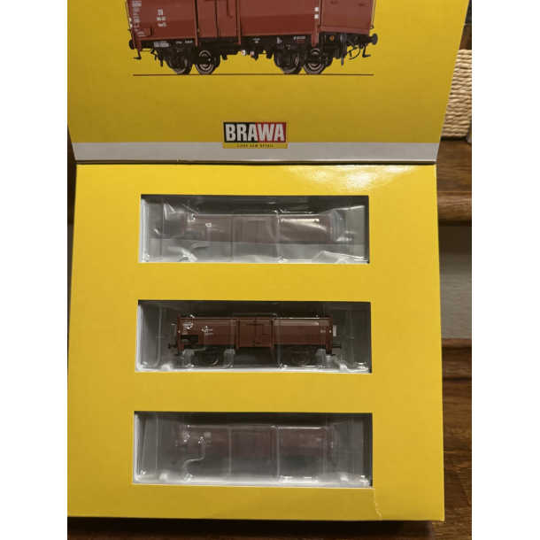 Brawa HO 48601 DB godsvogns�t E037 og Omm52