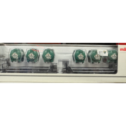MHI model. M�rklin 48944 DB Bt 10 fladvogns�t med beholder K�nigsbacher