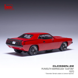 IXO 592N.22 Plymouth Barracuda Coupe r�d �rgang 1970. Skala 1:43