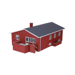 Hobbytrade HO 87288 Politihus Landbetjentens villa med rde sten. 188x127x77mm. Byggest