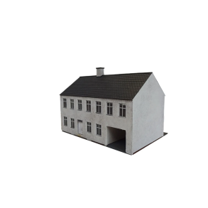 Hobbytrade HO 87212 Bygning med port og restaurant 160 x 135 x 120 -mm