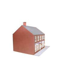 Hobbytrade HO 87205 Byhus med TATOL butik 160 x 135 x 120 -mm