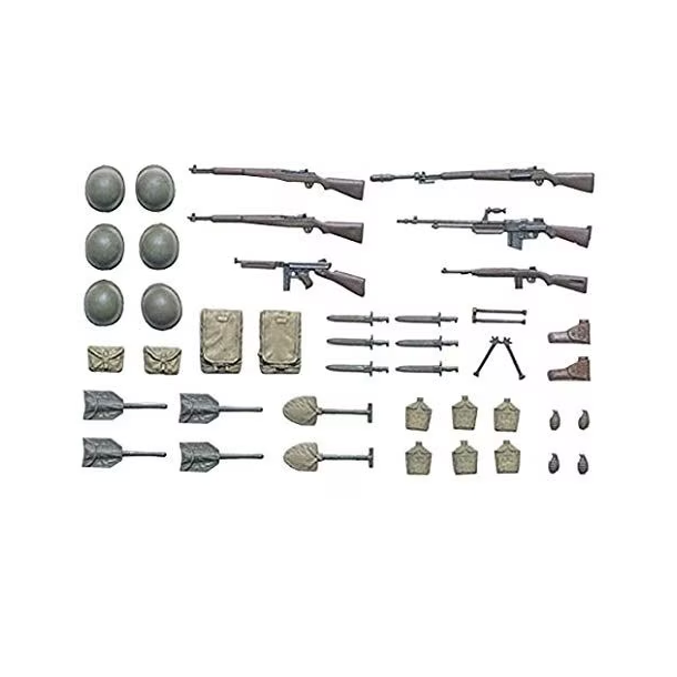 Tamiya 35206 Anden Verdenskrigs amerikanske infanteriudstyrss�t skala 1:35