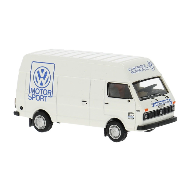 Brekina HO 34954 VW LT 35 kassevogn VW Motorsport �rgang 1975