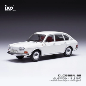 IXO clc522.n22 VW Volkswagen 411 LE hvid �rgang 1970 skala1:43