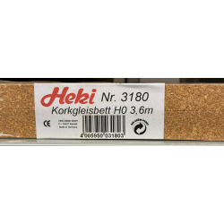 Heki HO 3180 kork underlag til spor 3,60 m.