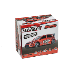 Blackzon 548100 Myte D Drift R/C Car Samlet R�d skala 1:43 