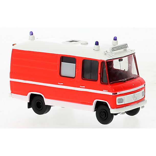 Brekina HO 36941 Mercedes L 508 RTW "NRW"  gammelt design �rgang 1970
