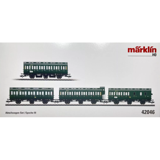 Mrklin 42046 DB personvognst Abteilwagen-Set. 