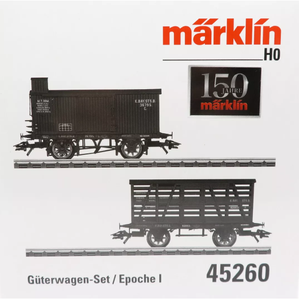 Mrklin 45260 Bayerischen Staatsbahn godsvogne st