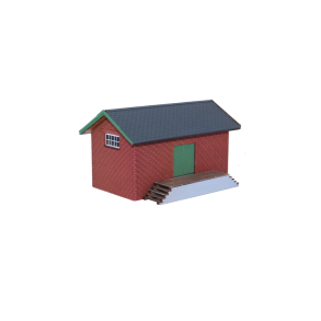 Hobbytrade HO 87364 godsbygning med rde sten. 122 x 97 x 76 mm. Byggest