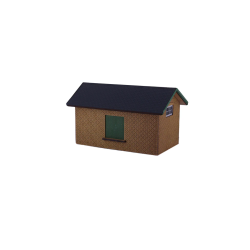 Hobbytrade HO HT87365 Varehus til landstation. Laserskret byggest. 122 x 97 x 76 mm.