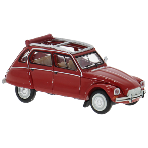 Brekina HO 14261 Citroen Dyane cabriolet �ben r�d �rgang 1976. Nyhed 2025