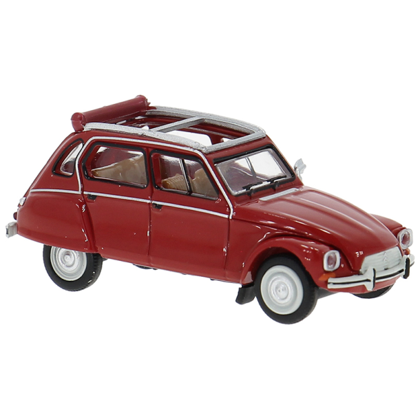 Brekina HO 14261 Citroen Dyane cabriolet ben rd rgang 1976. Nyhed 2025