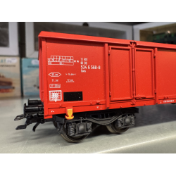 Trix HO 21503 DB Cargo hjsidet ben godsvogn Eaos med kortkobling